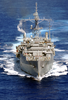An Aerial Photo Of The Amphibious Transport Ship Uss Dubuque (lpd 8) Image