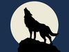 Dog Howling Clipart Image