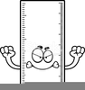 Ruler Black And White Clipart Image