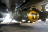 A 500 Pound Laser Guided Bomb Unit (gbu-12) Is Mounted On An F-14d Tomcat Image