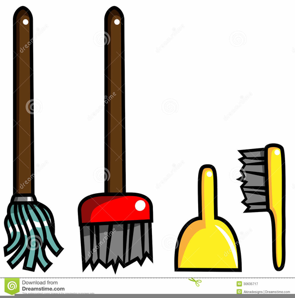 Mop And Broom Clipart | Free Images at Clker.com - vector clip art online,  royalty free & public domain