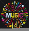 Music Stage Clipart Image
