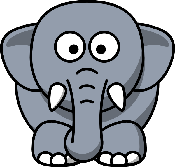 Cartoon Elephant Clip Art at Clker.com - vector clip art online