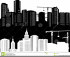 Black And White Building Clipart Image