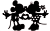 Mickey And Minnie Kissing Clipart Image