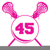 Free Girls Lacrosse Clipart Image