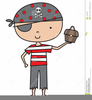 Little Boy Pirate Clipart Image