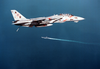 F-14 Approaches Ship Image