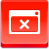 Free Red Button Icons Close Window Image