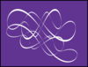 Swirl Design Purple Clip Art