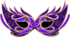 Purple Masquerade Mask Clip Art
