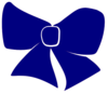 Blue Bow Clip Art