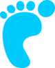 Baby Footstep Clip Art