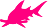 Pink Shark Clip Art