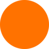 Glossy Home Icon Button Orange Clip Art