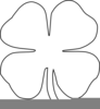 Lesf Clover Clipart Image