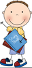 Free Clipart Kids Reading Image