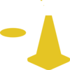 Yellow Traffic Cone Clip Art