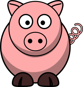 Pig 4 Clip Art at Clker.com - vector clip art online, royalty free & public  domain