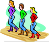 Line Dancing Cliparts Image