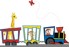 Circus Train Clipart Image