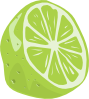 Half Lime Clip Art