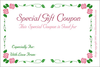 Free Mothers Day Gift Certificate Clipart Card Image