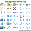 Navigation Icon Set Image