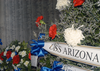Ceremonial Wreaths Are Arranged In The Shrine Room Of The Uss Arizona Memorial Image