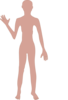 Female Body One Clip Art