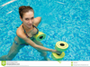 Girl Swimming Pool Clipart Image