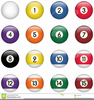 Pool Balls Clipart Image