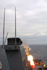 Uss Stethem Fires An Improved Tomahawk Cruise Missile During Tactical Weapons Control Evaluations. Image