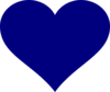 Navy Heart Clip Art