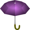 Purple Umbrella Clip Art