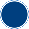 Blue Circle  Clip Art