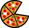 Pizza Slices Clip Art