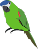 Totetude Parrot Green Clip Art