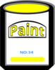 Yellow Paint Can Clip Art