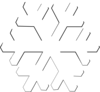 White Snowflake Clip Art
