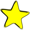 Yellow Star2 Clip Art