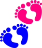Baby Feet 3 Clip Art