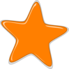 Orange Star Edited2 Clip Art