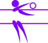 Purplevball Clip Art