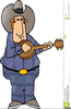 Banjo Player Clipart Image