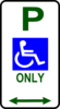 Leomarc Sign Disabled Parking Med Image