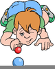 Children Playing Marbles Clipart Image