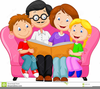 Free Clipart Of Parents Reading To Children Image