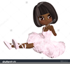 Dancing Lady Clipart Image