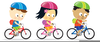 Free Clipart Of Child Riding Bike Image